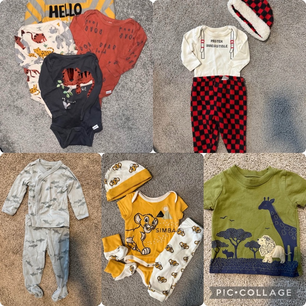 Boys 3-6 Month lot